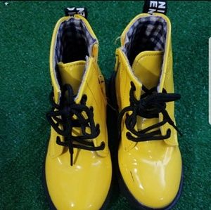 Yellow boots